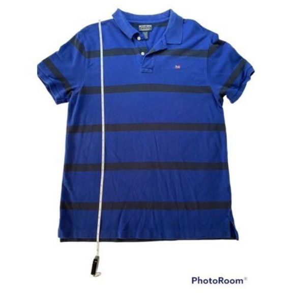 Vintage Polo Jeans Co.‎ Ralph Lauren USA Flag Men's XL Shirt Stripe - Picture 2 of 5